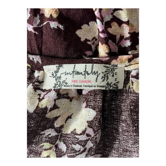 Free People bodysuit Take it away thong brown size Medium M - Picture 5 of 5